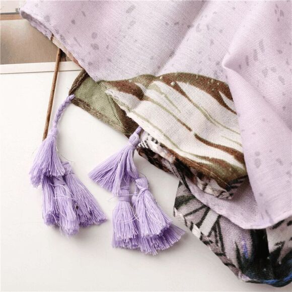 2/$30 Ladies Unique Floral Scarf - Picture 6 of 8